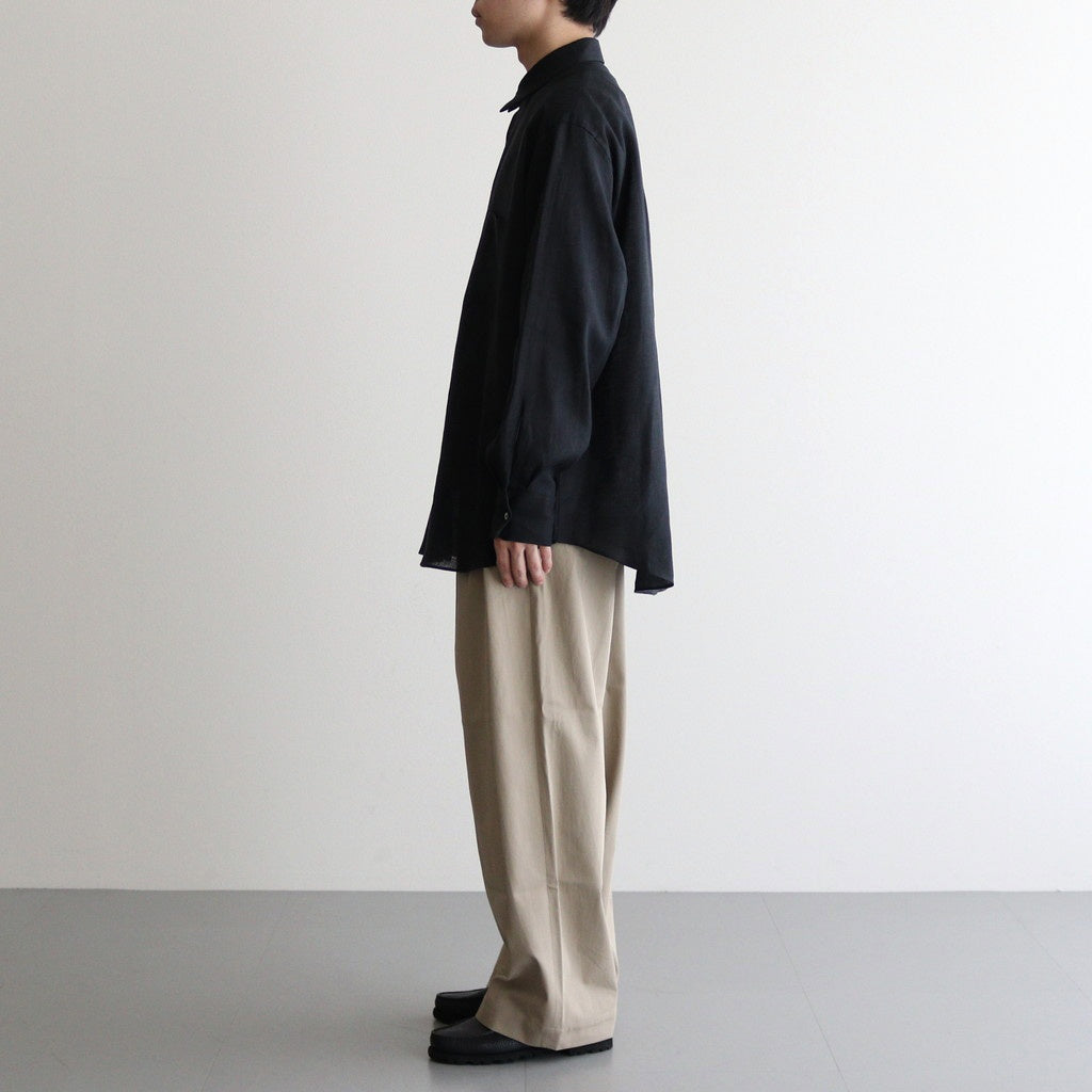 COMFORT FIT SHIRT #BLACK [A25A16SH01C]