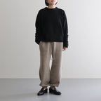 Yak felted sweat pants #BEIGE×BEIGE [NEP-AW2302]
