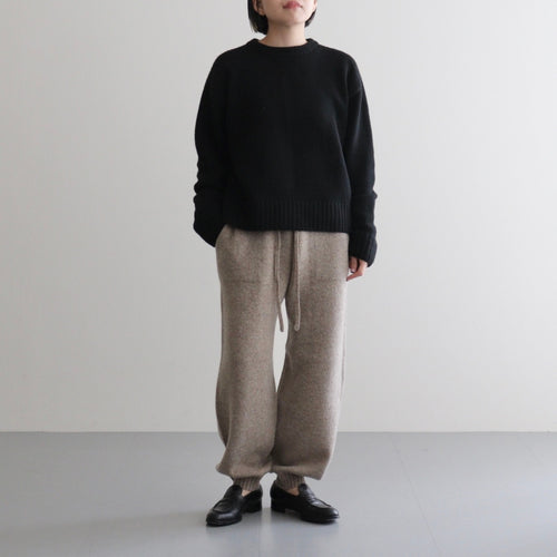 Yak felted sweat pants #BEIGE×BEIGE [NEP-AW2302]