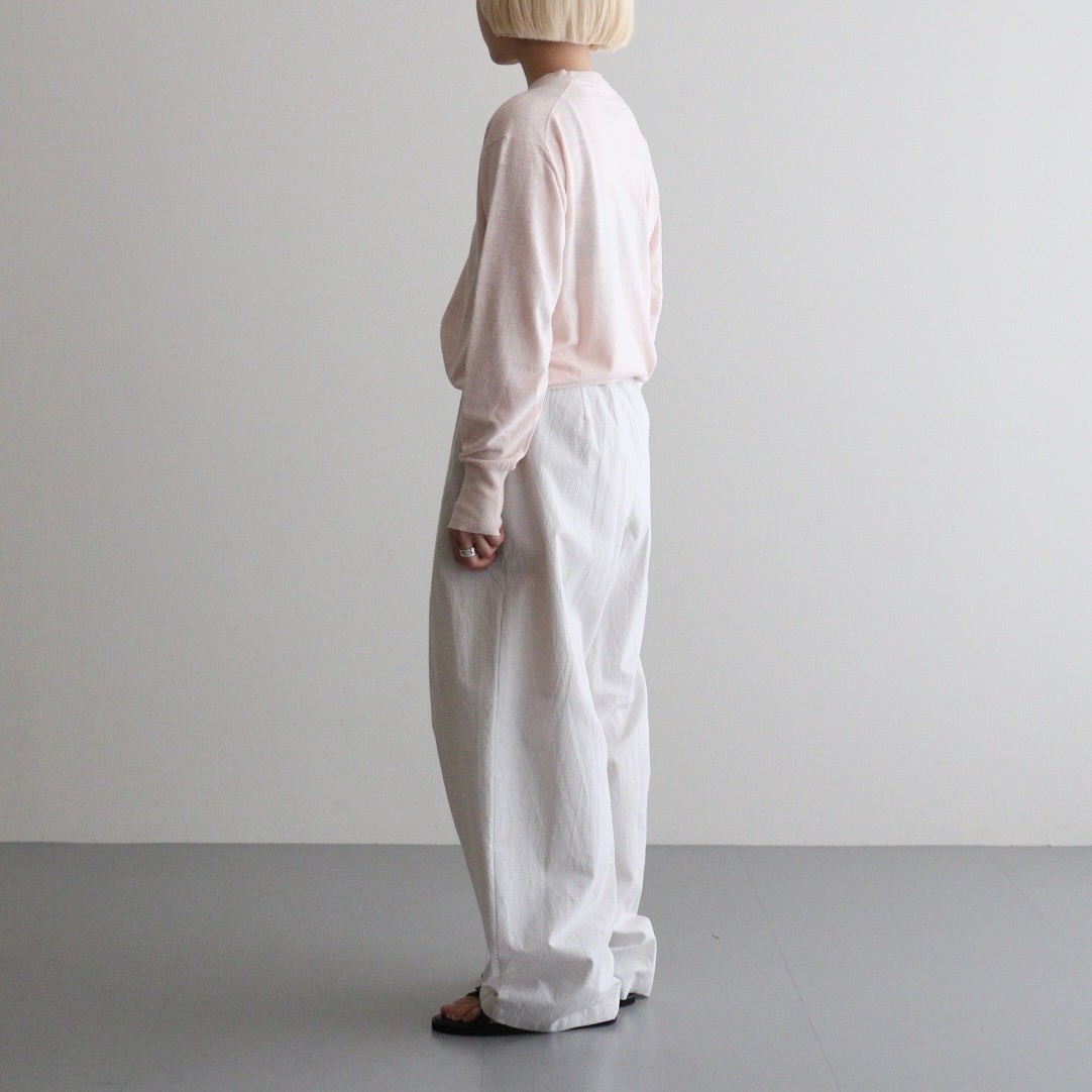 REVIVAL SOFT SILK CREW NECK #PINK [BN-26SL-033]