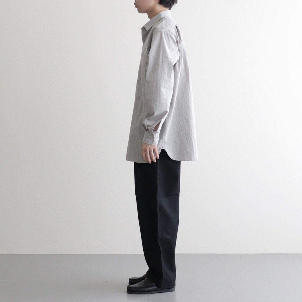 Regular Collar Wind Shirt #Gray [S26SG082]