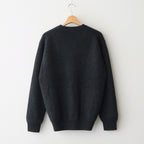 CASHMERE FOX CREW NECK #CHARCOAL [BN-25FM-053]