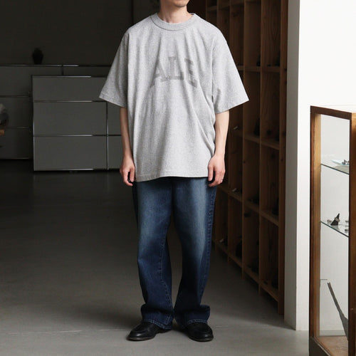 ALE-Y 88/12 Print Tee WIDE #HeatherGrey×Fade/Grey-PT [bROOTS25S36S26A]