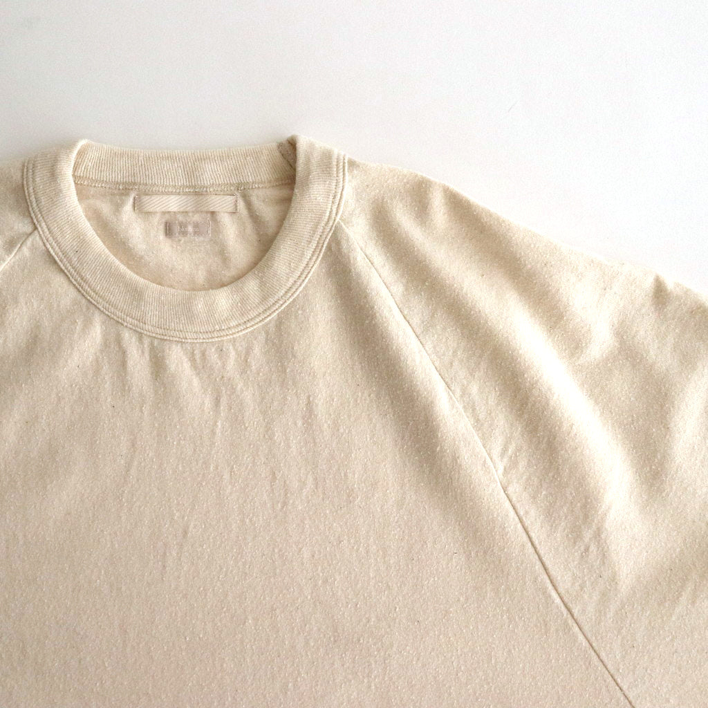 Co/Silk Nep Raglan Tee #Ivory [BHS24F037]