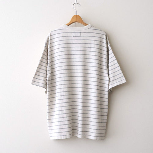 Garment Dyed Jacquard Field Tee #Stone [N26SH039]