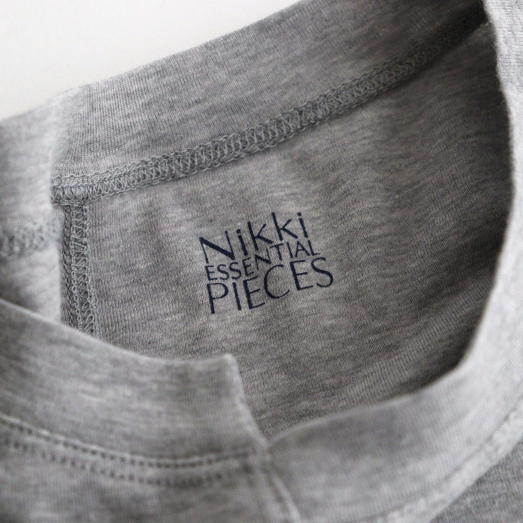 Giza Cotton Fraise Stitch Suleeveless #TOP Gray [NEP-SS2621]