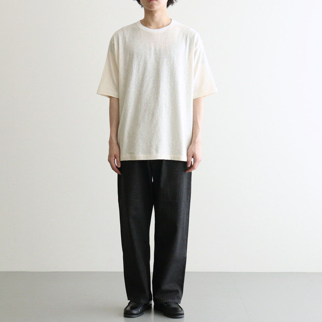 Slub Yarn Cotton２pack Tee #Natural×White / Blue×Navy [NEP-SS2611]