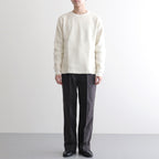 FRONT TUCK ARMY TROUSER #BLACK [252OJ-PT07]