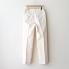 FRONT TUCK ARMY TROUSER #IVORY [251OJ-PT08]