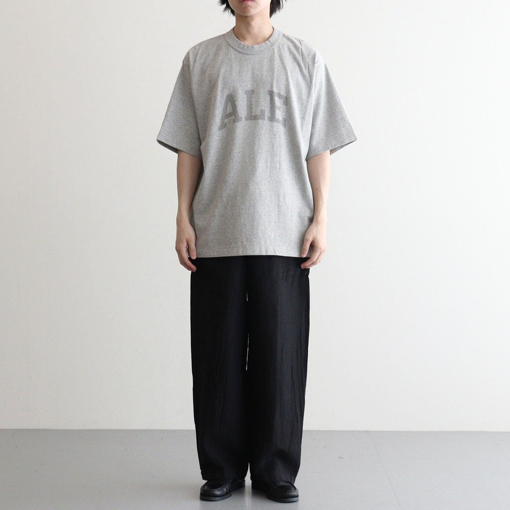 ALE-Y 88/12 Print Tee WIDE #HeatherGrey×Fade/Grey-PT [bROOTS25S36S26A]
