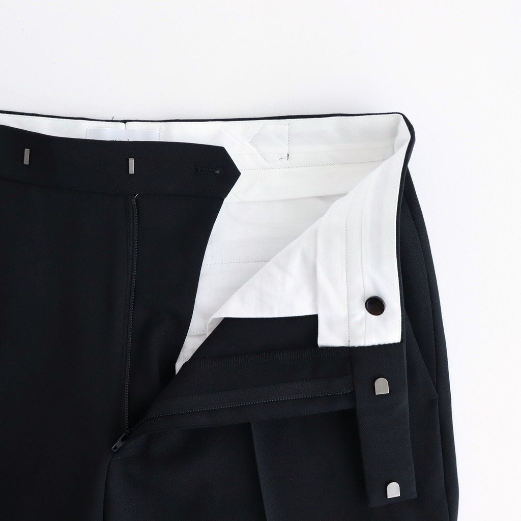 REGULAR STRAIGHT TROUSERS #BLACK [M25C07PT02C]