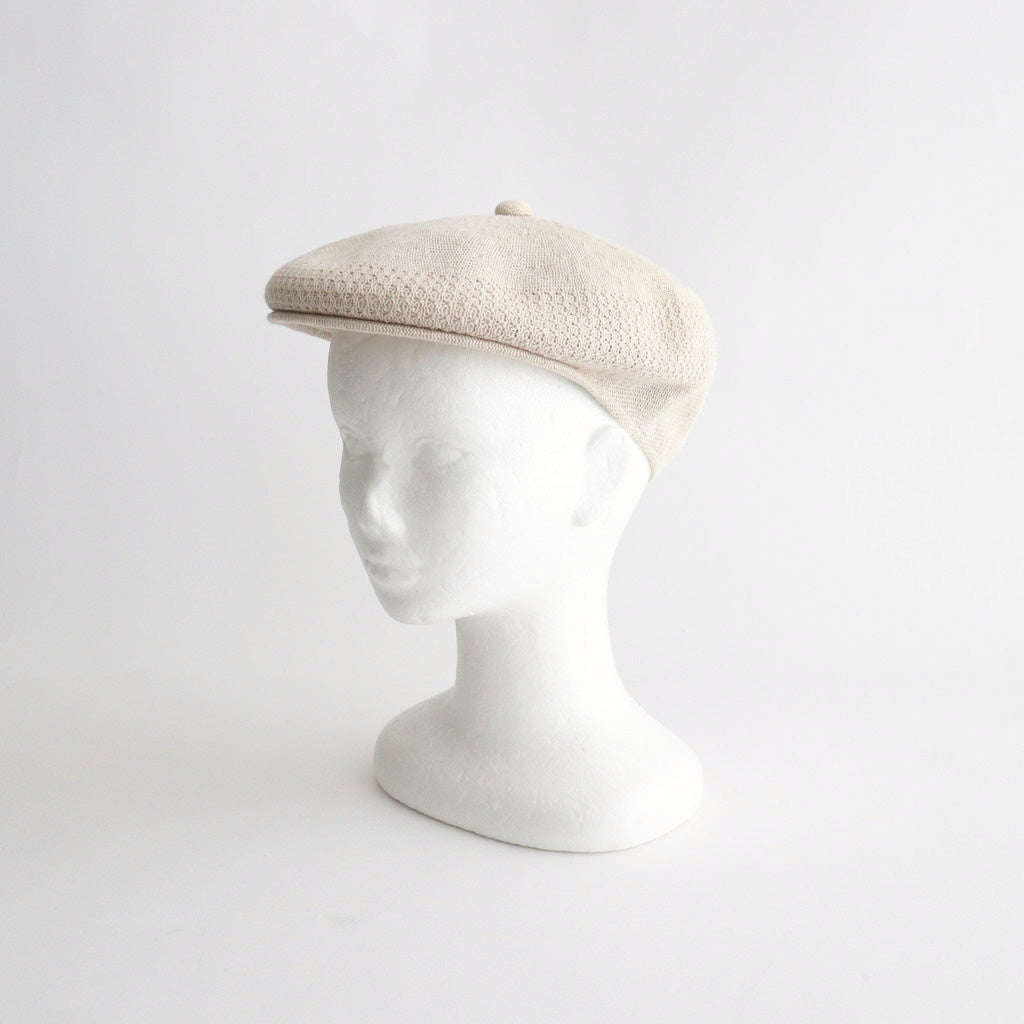 COTTON LINEN HUNTHING CAP - GENTLEMAN #IVORY [V01015]