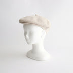 COTTON LINEN HUNTHING CAP - GENTLEMAN #IVORY [V01015]