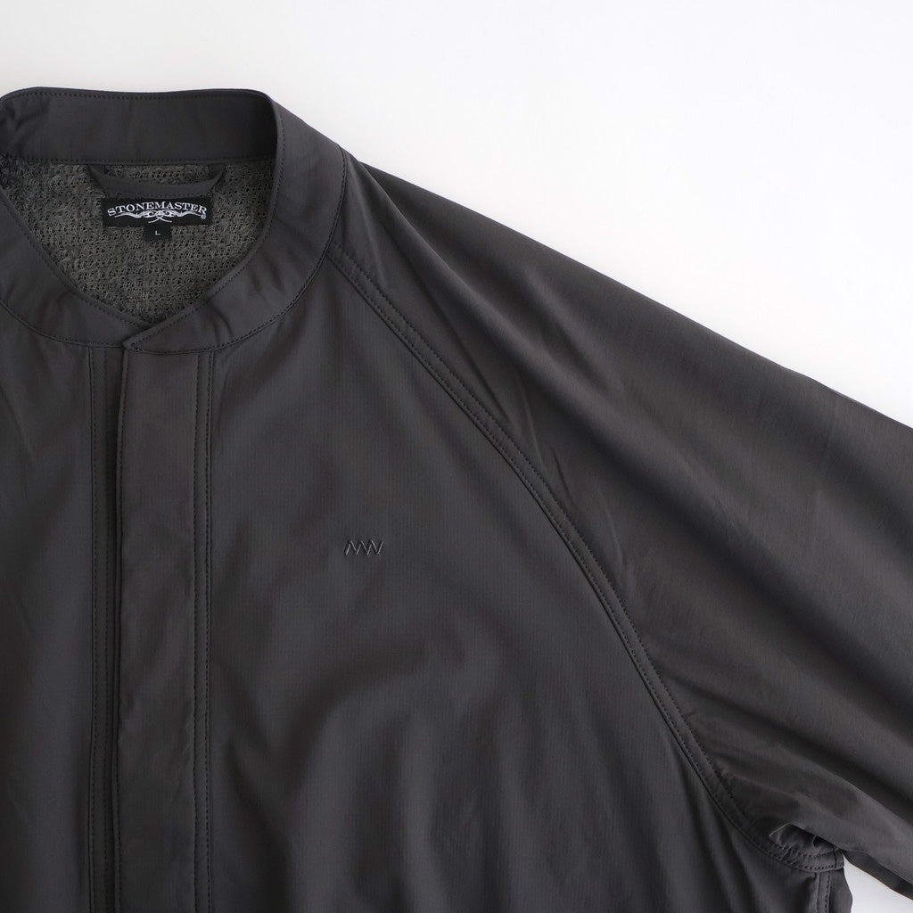 SM SWINGTOP JACKET Nylon Rip Polartec Alpha #Charcoal [25f_SMMF244068]