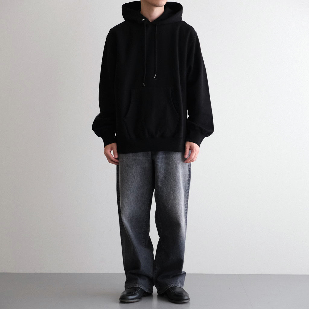 Soft&Hard Sweat Hoodie P/O #Black [bROOTS24F22F25]