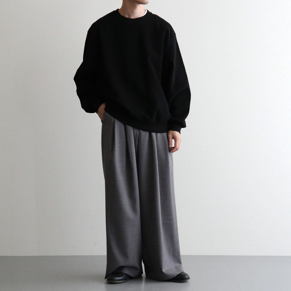 DOUBLE PLEATED BUGGY TROUSERS #GRAY [M26C06PT01C]