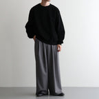 DOUBLE PLEATED BUGGY TROUSERS #GRAY [M26C06PT01C]