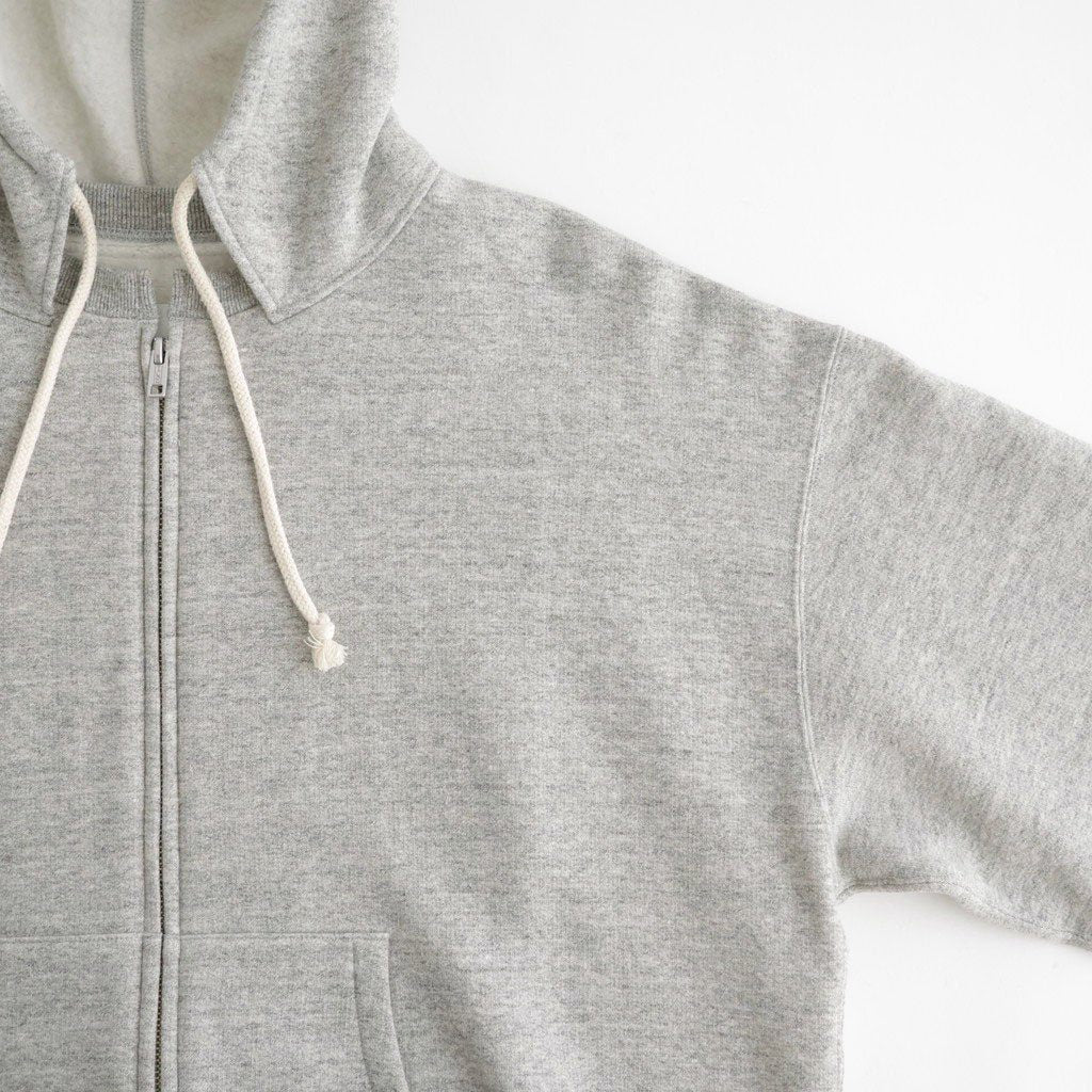 AFTER HOODIE ZIP UP SWEAT #TOP GRAY [26W-BIS-CS51]