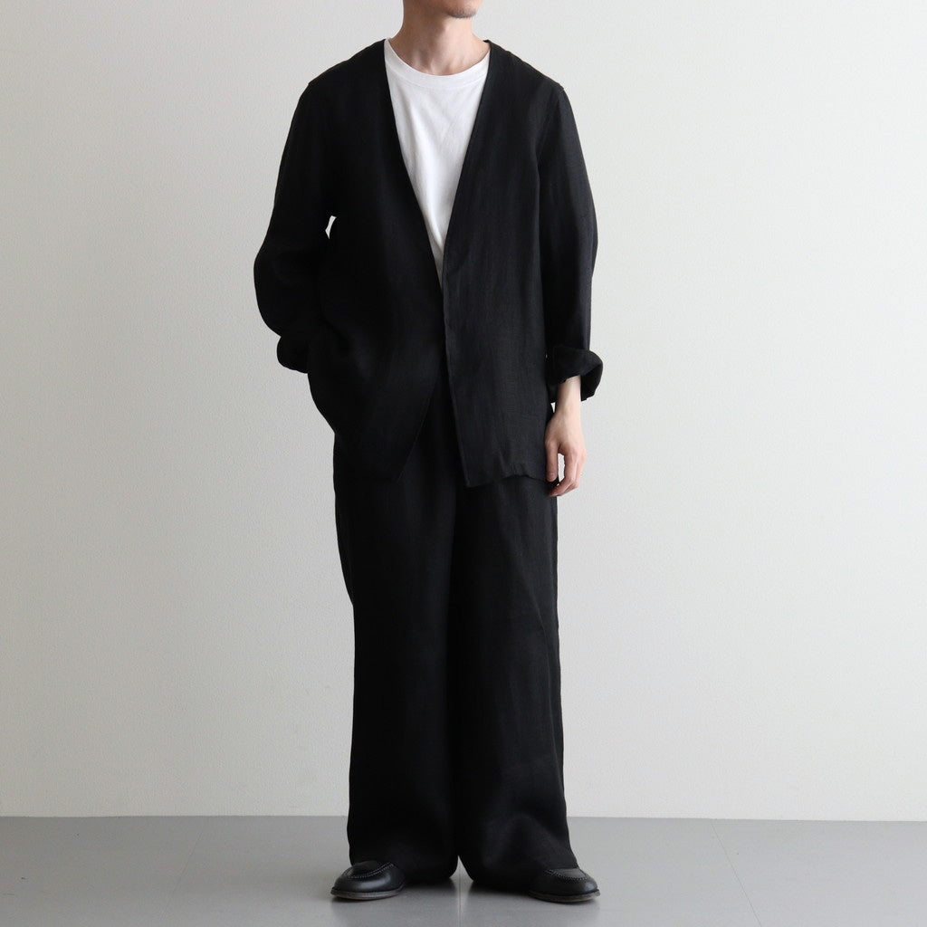 WIDE CYLINDER FIT EASY PANTS #BLACK [M26B01PT01C]