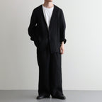 WIDE CYLINDER FIT EASY PANTS #BLACK [M26B01PT01C]