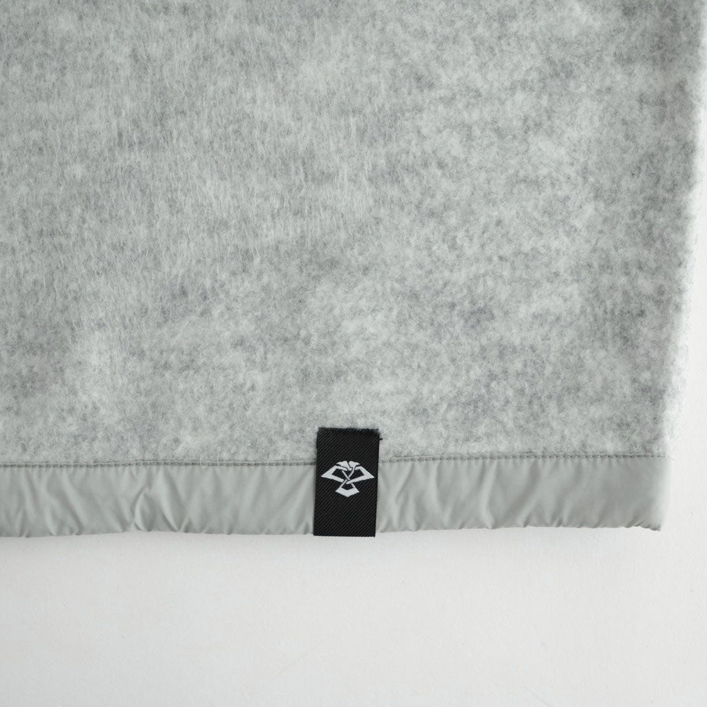THERMAL FLEECE HALF ZIP TOP #LIGHT GREY [SM62MC002]