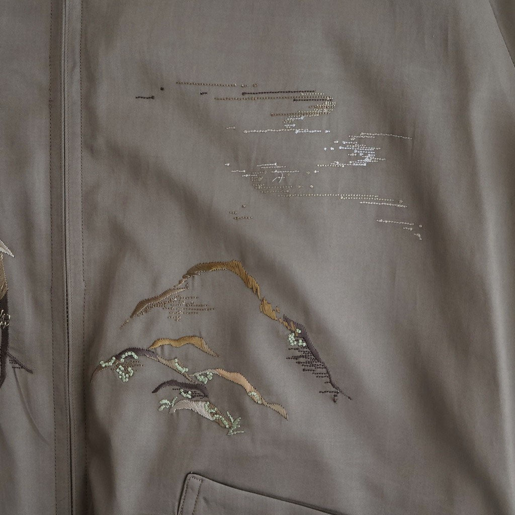 STUNNING RAYON SOUVENIR JACKET #MOREL [261OJ-JK25]