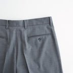 SUPER120'S CHAMBRAY WOOL 3TACK TR #020 GREY [17061 40031]