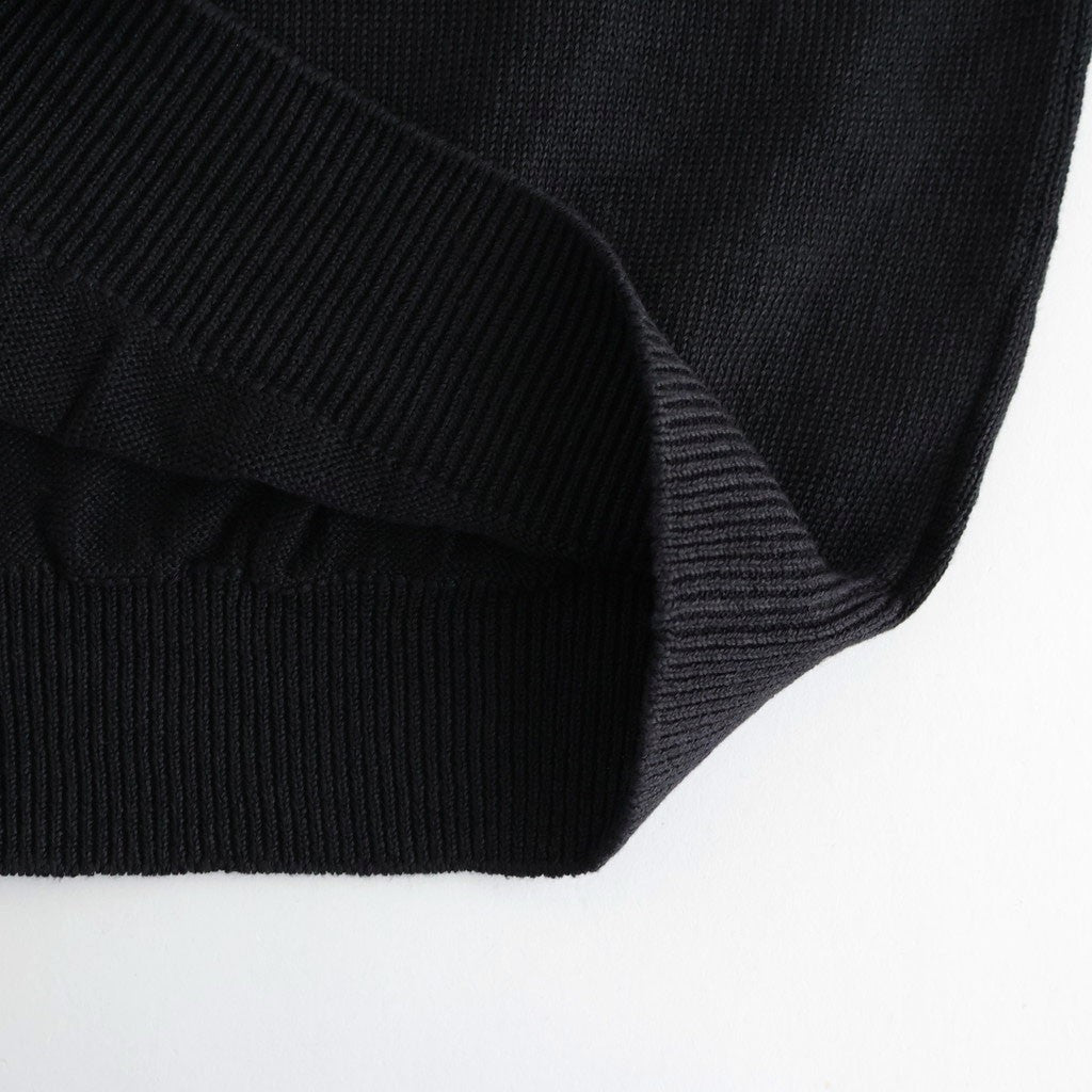 WASHED HIGH COUNT LINEN SKIPPER #BLACK [BN-26SL-015]