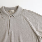 Washi Cotton Knit Polo Shirt #BEIGE [NEP-SS2530M]