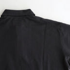 Moss Stitch Field Big Polo #Charcoal [N25SH091]