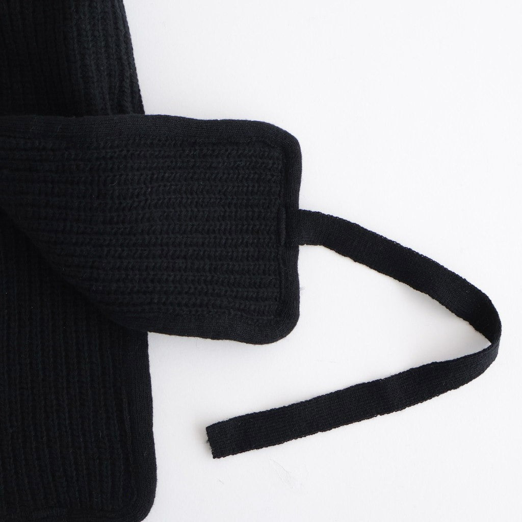 KNIT FLIGHT CAP - UNRULYBOY #BLACK [X01015]