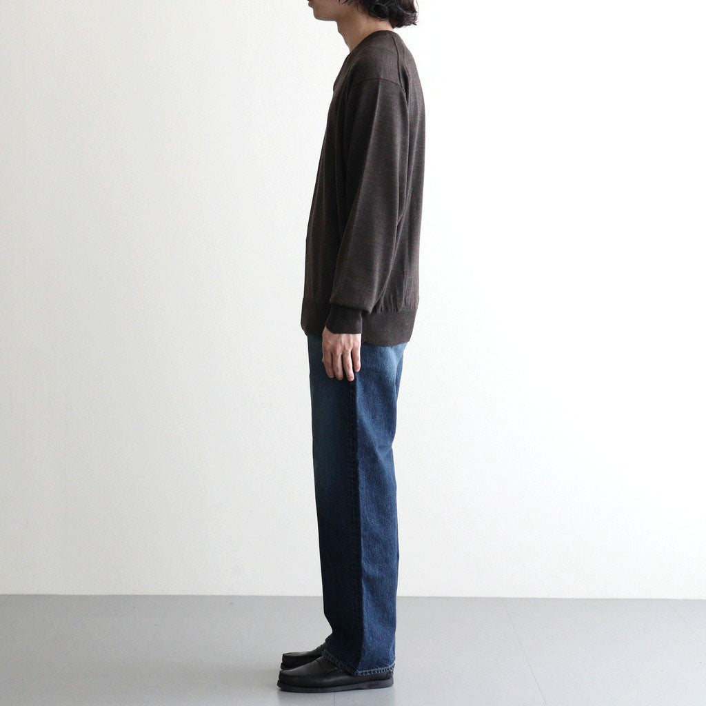 BABY WOOL V NECK #BROWN [BN-26FM-041]