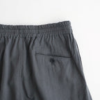 Wool Cupro Easy Wide Trousers #Khaki Gray [NEP-SS2606]