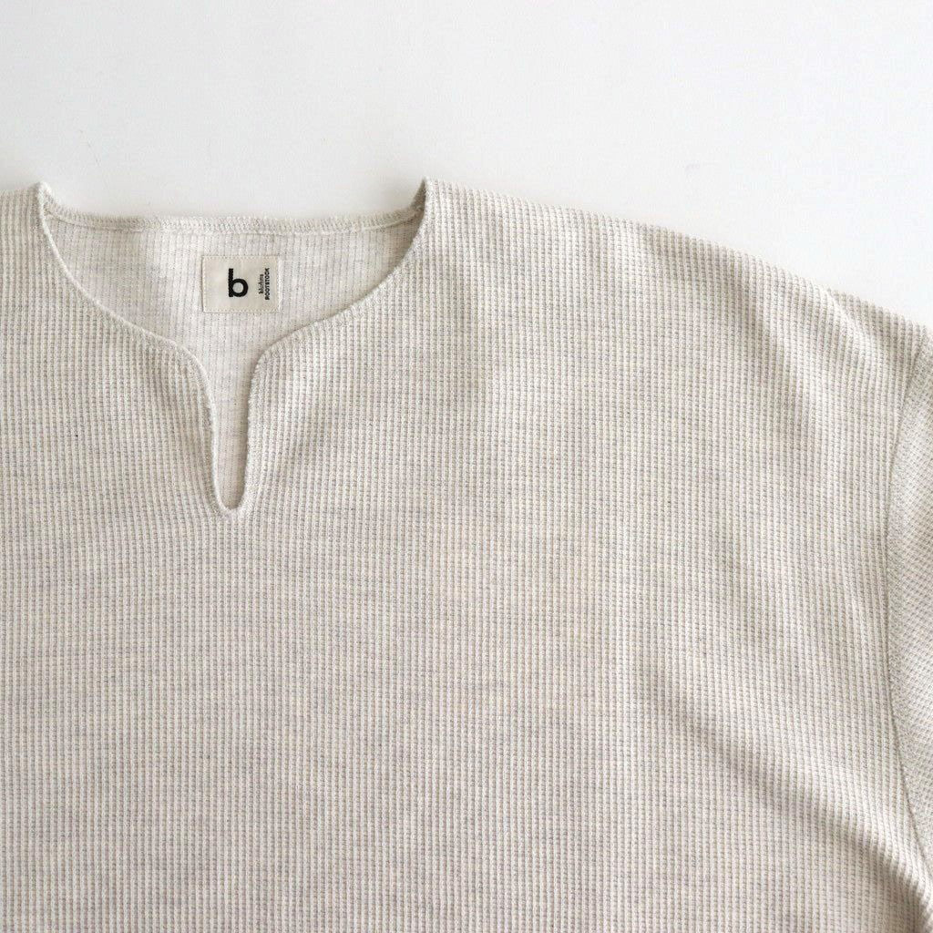 Rough&Smooth Thermal Over-neck L/S #HeatherOatmeal [bROOTS24F30F26]