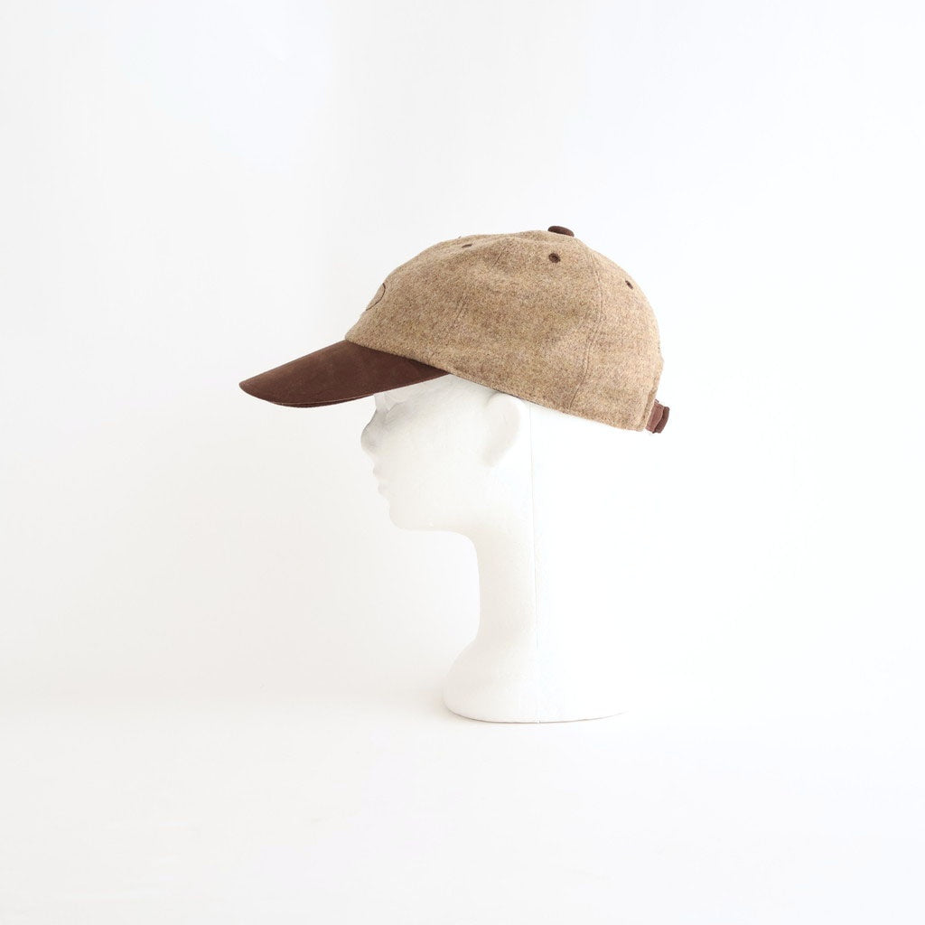 BRITISH TWEED WOOL CAP - FANBOY #COCOA [Y01019]