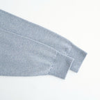 REVIVAL SILK CREW NECK #GRAYISH SAX [BN-26SM-041]