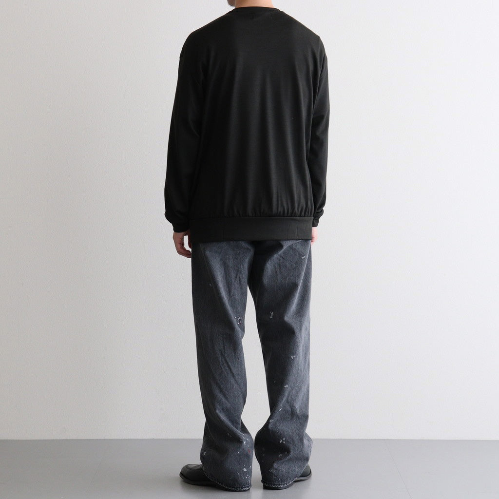 USED-FINISHED 13.5oz STRAIGHT DENIM #020 CHARCOAL [17062 40027]