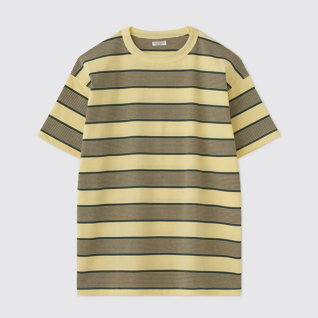 BORDER SS TOP #P.YELLOW x VIRIDIAN [PMAV-CS04]