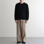 Silk/Cotton Nep Painter Pants #Beige [BHS26S006]