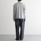 Washable Japanese Merino L/S Tee #GREY [SM61MC002]