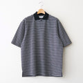 ONE BUTTON TEE S/S #BLACK BORDER [M26A14CS02B]