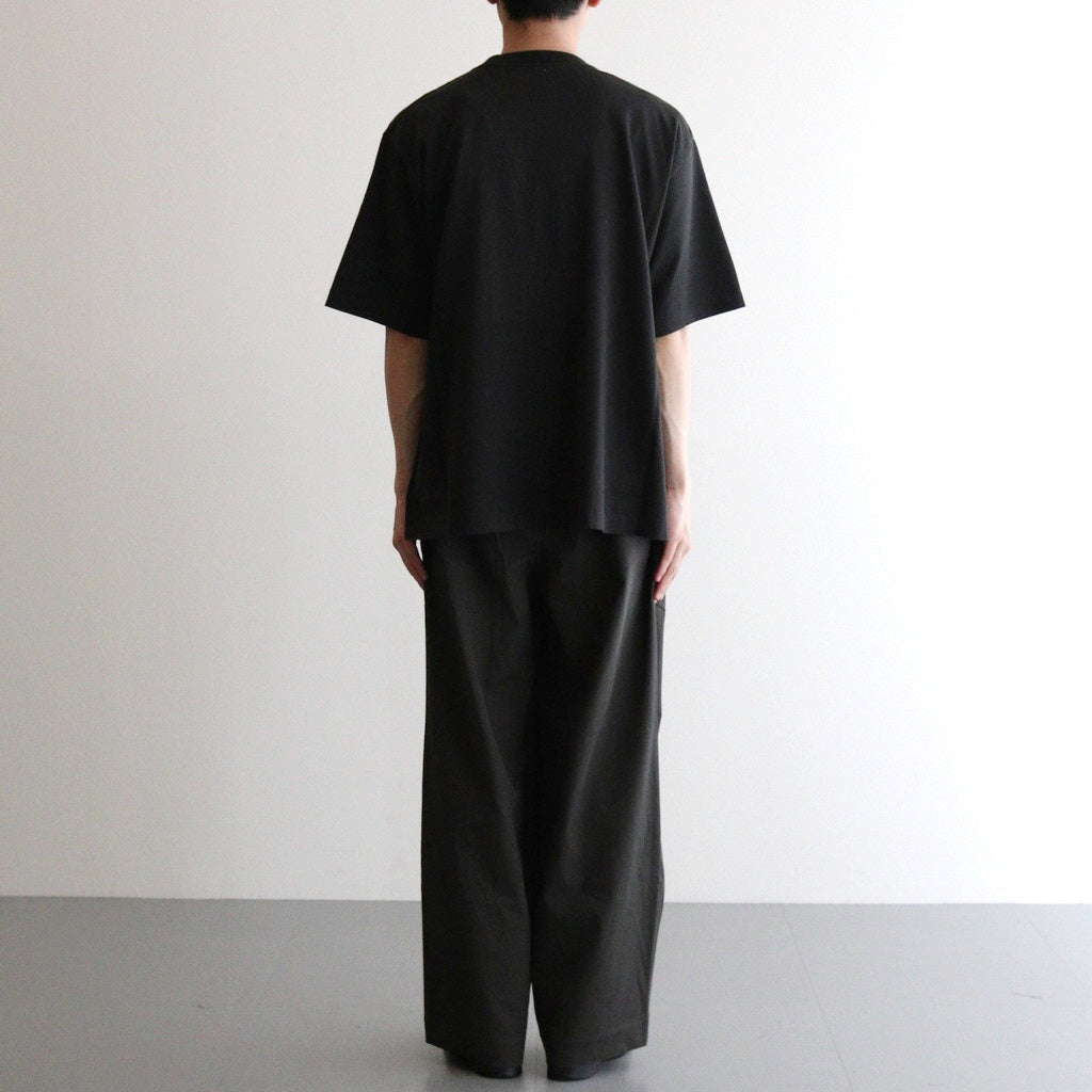 BRITPOP Print Tee WIDE #InkBlack×Ivory-PT [bROOTS25S34A]