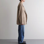Silk/Cotton Nep Cardigan Jacket #Beige [BHS26S019]