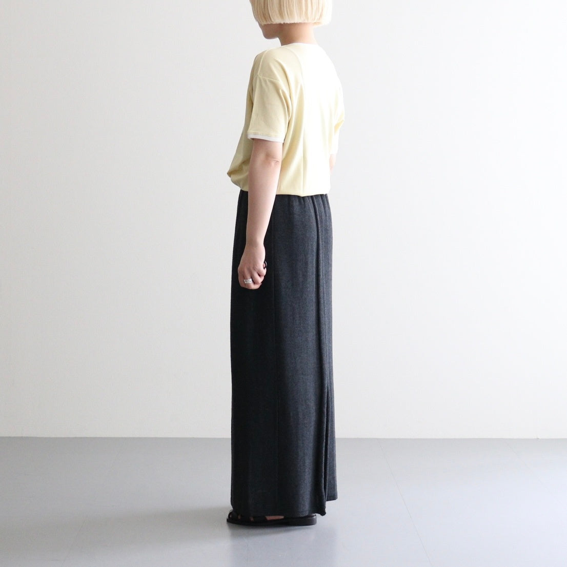 PIMA MOKLODI RINGER TEE #YELLOW × WHITE [26S-BIS-CS61]