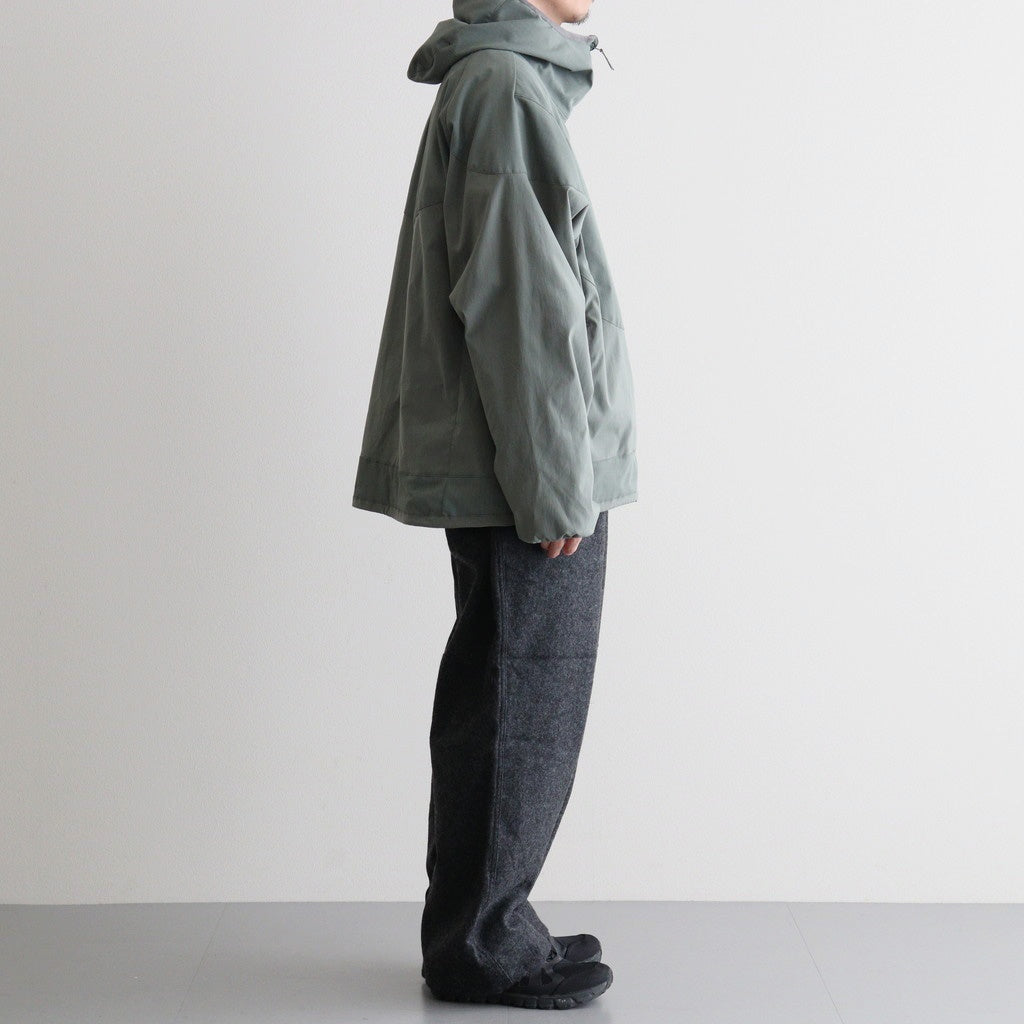 Wool Nylon Melton Pants #Charcoal [S26FC053]