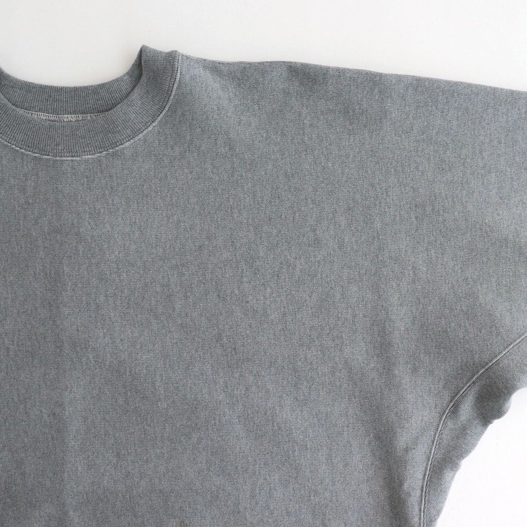 Crew Neck Sweat #Heather Gray [S25SH011]