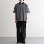 KNEE TUCK PANTS #BLACK [M26A16PT01C]