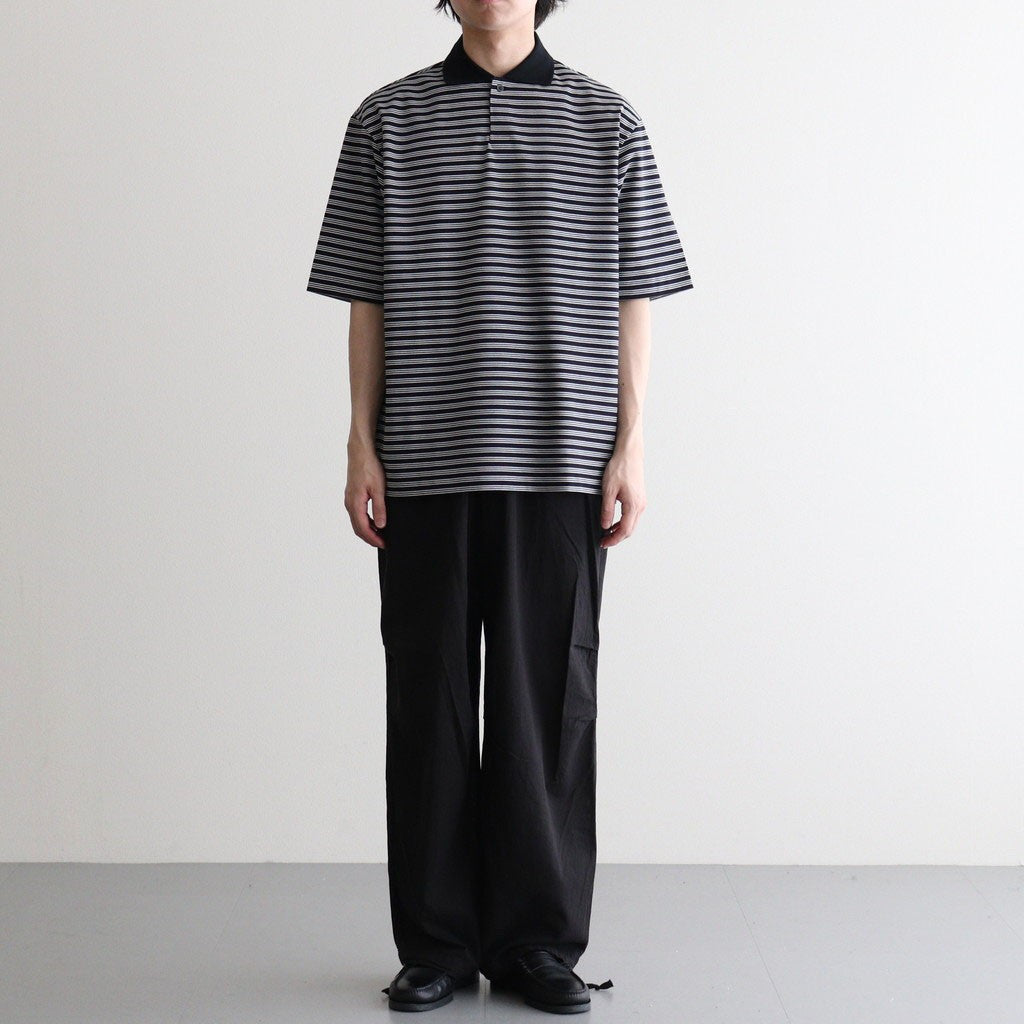 KNEE TUCK PANTS #BLACK [M26A16PT01C]