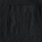 NEW OPEN COLLAR S/S SHIRT #BLACK [A25B05SH01B]