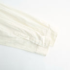 Grandad Collar Dobby Stripe Shirt #Off White [6061-1103]